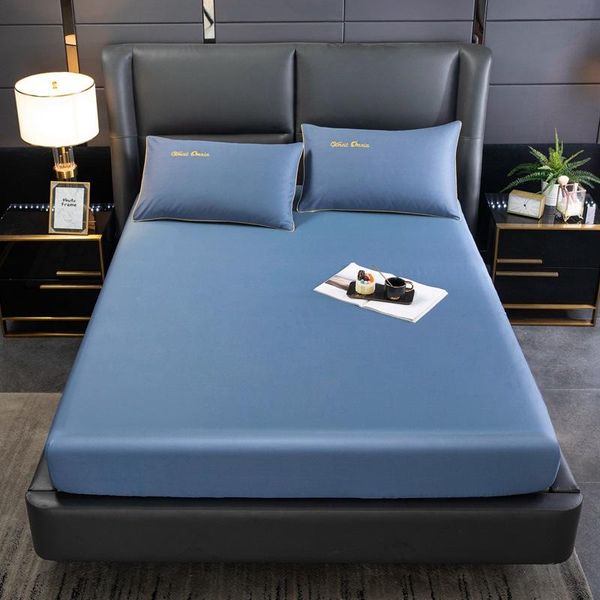 

sheets & sets spring and summer bed sheet mattress cover 100 cotton satin household el bedding 1 set
