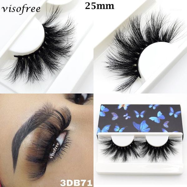 

viso5d mink eyelashes long lasting lashes natural dramatic volume extension thick 3d false1