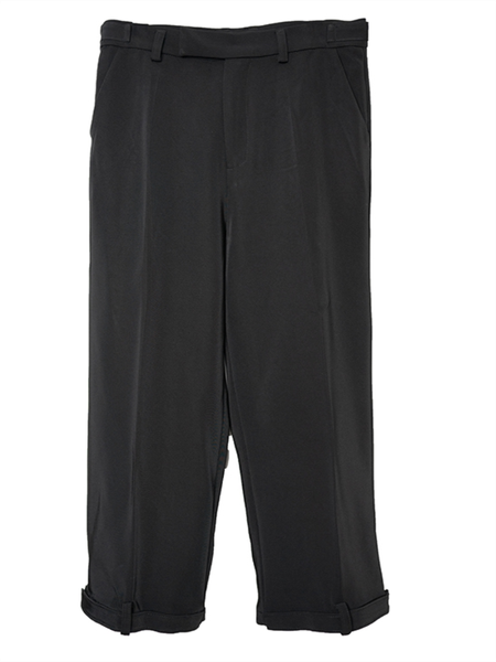 

men's pants knickerbockers casual small foot spring and autumn black simple fashion large size loose radish