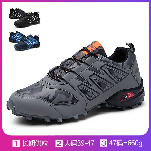 

large mountaineering shoes men's leisure cross country outdoor sports waterproof and antiskid hikingtraining sneakers
