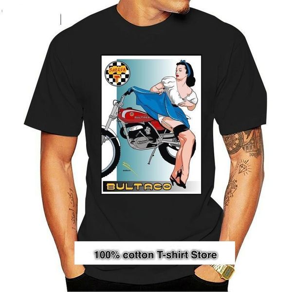 

men's t-shirts camiseta bultaco motor para niÃ±a, s a 5xl, White;black