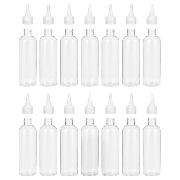 

storage bottles & jars 20pcs 120ml liquid bottle beak empty squeeze pointed mouth