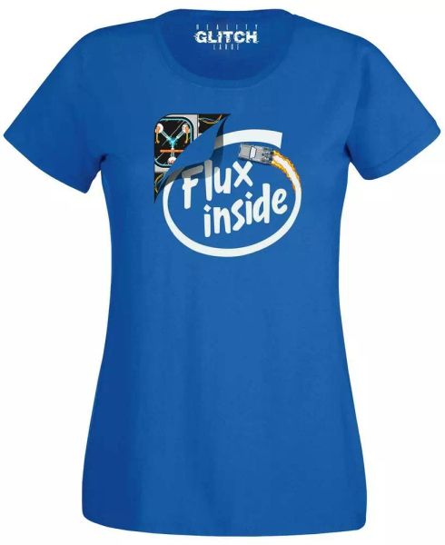 

flux inside women's t-shirt dmc retro 80s computer, White;black