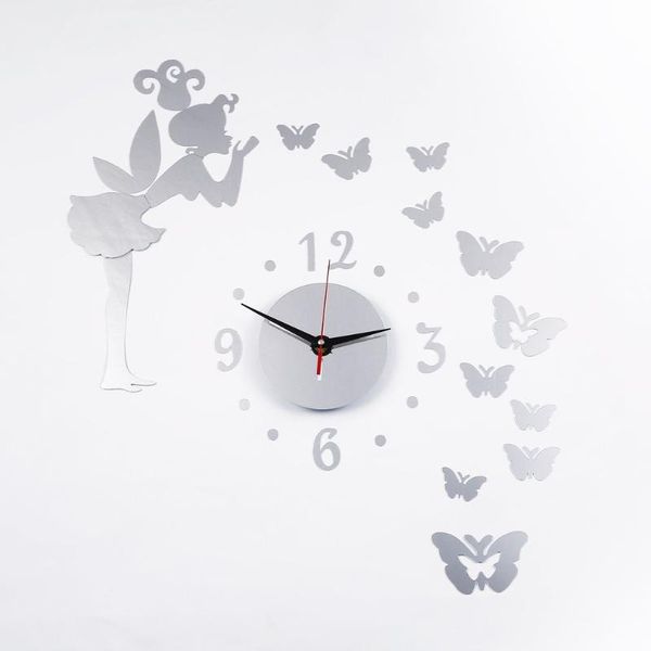 

acrylic wall hanging clock 3d diy design decoration modern style bedroom for home living room clocks