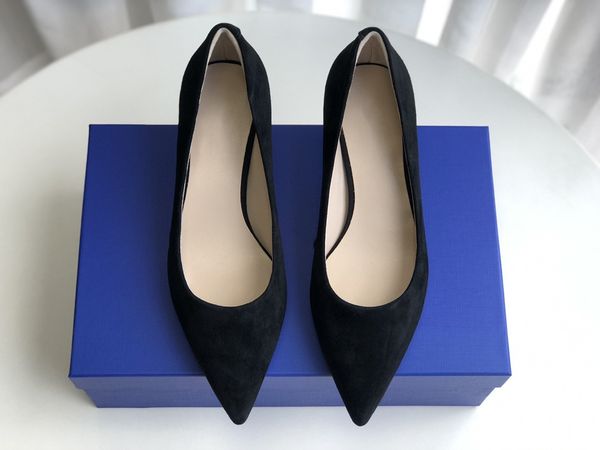 

french retro girl white high heels sandals net red new stiletto pointed temperament all-match single shoes women's, Black