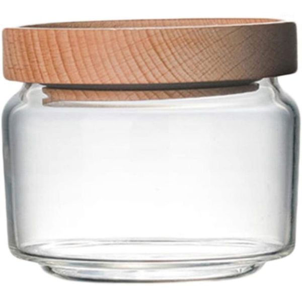 

storage bottles & jars glass jar transparent kitchen coffee spice