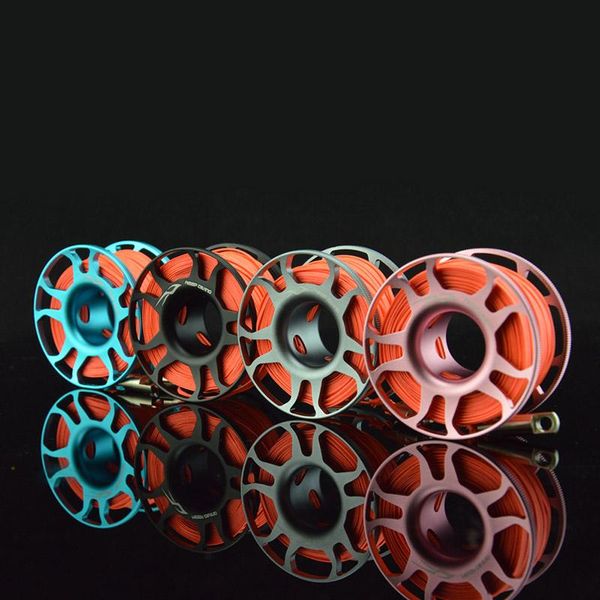 

pool & accessories diving aluminum alloy spool 15/30 meter reel with stainless steel screw fitting hook fg66