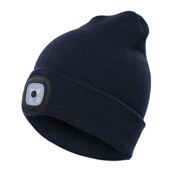 

outdoor climbing led light beanie fishing running camping knitted hat headlamps