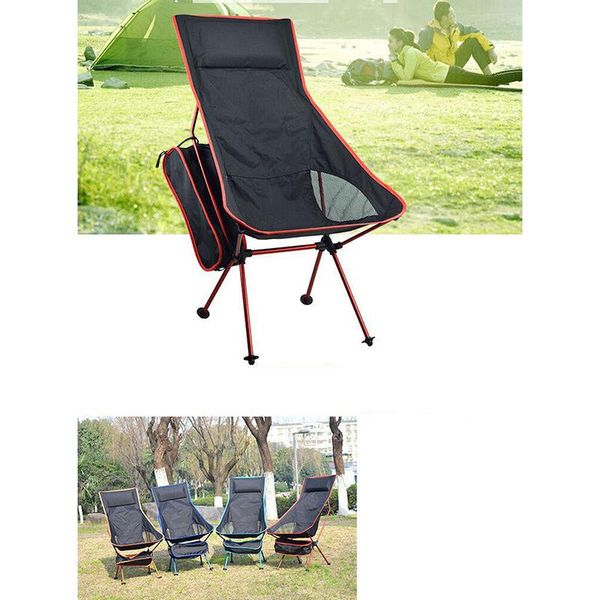 

outdoor camping chair oxford cloth portable folding seat for fishing festival picnic bbq accessories