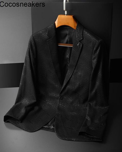 

men's suits & blazers suit coat korean version slim fit stripe business leisure high-end versatile is the trend of, White;black