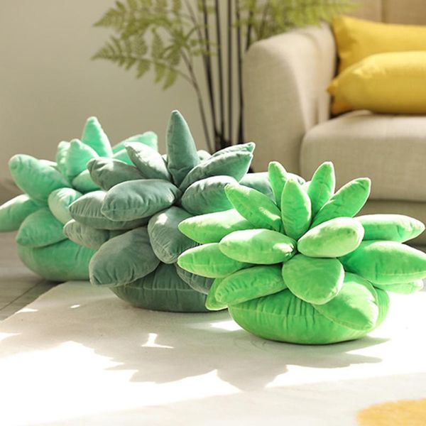 

pillow lifelike succulent plants plush stuffed toys soft bookshelf decor doll creative for girls kids gift