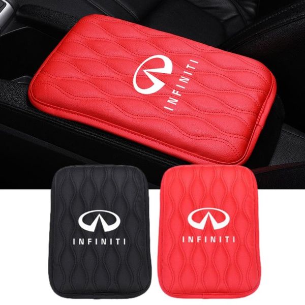 

seat cushions auto console central armrest pad for infiniti logo fx35 g20 ex35 fx45 g37 g35 g25 qx70 qx60 fx37 q50 q30 q80 q70 esq qx30 fx m