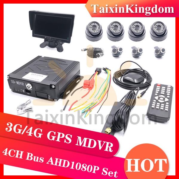 

customized star night vision vehicle remote monitoring mdvr 3g / 4g global bus set gps real time positioning car dvr dvrs