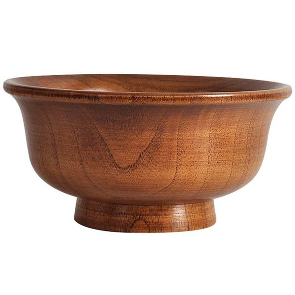 

japanese style wooden bowl soup fruit salad rice noodles bowls container handicraft kitchen utensil tableware