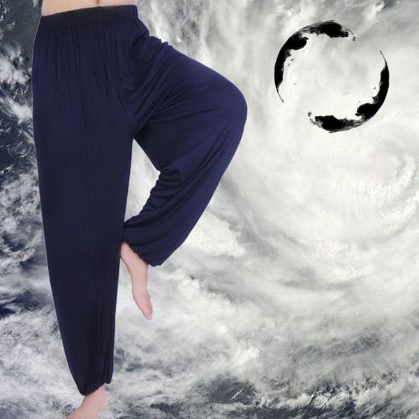 

women's pants & capris women solid bloomers fitness sports casual loose leisure pant dance long soft summer spring trousers, Black;white