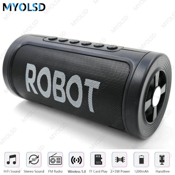 

portable speakers powerful stereo speaker wireless outdoor bluetooth-compatible with fm radio aux tf usb mp3 music center column