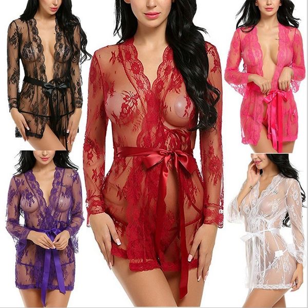

underwear set lace , pajamas, Black;white