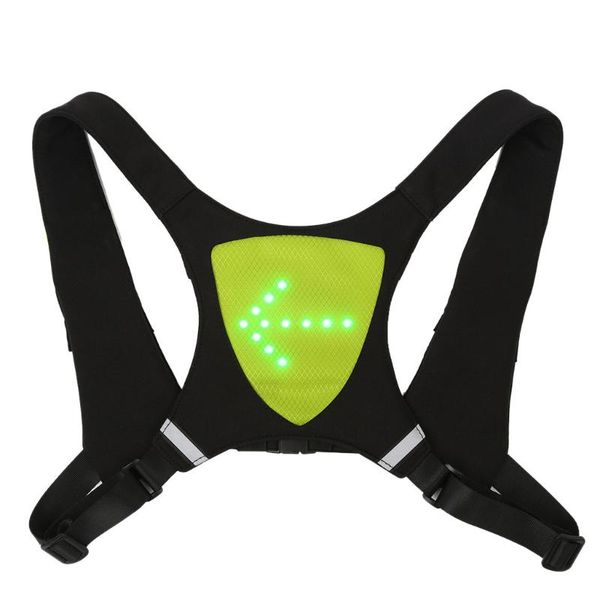 

bike lights reflective safety vest with led signals