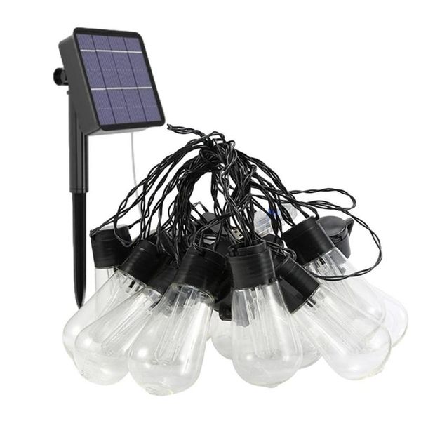 

bulbs outdoor solar string (10/20/30pcs) ul listed weatherproof strand heavy decorative salor lights for backyard porch balcony
