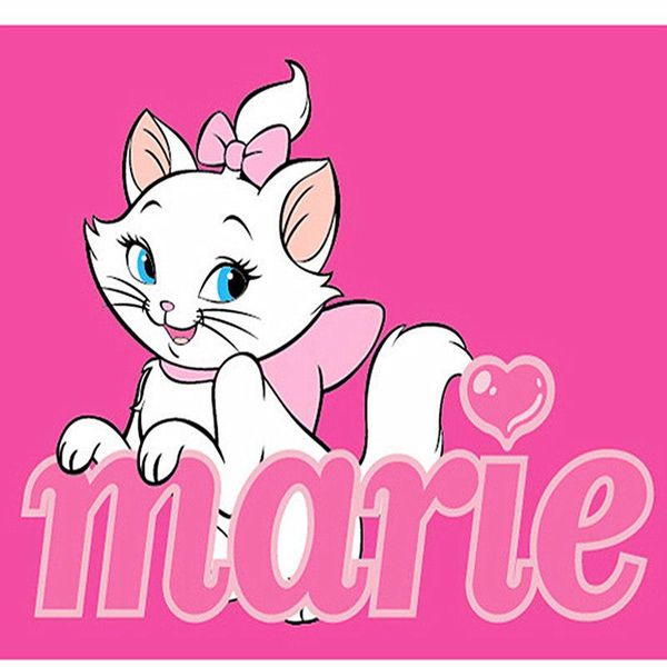 

wallpapers wall cartoon anime cat mary sticker cute children's room kindergarten girl bedside