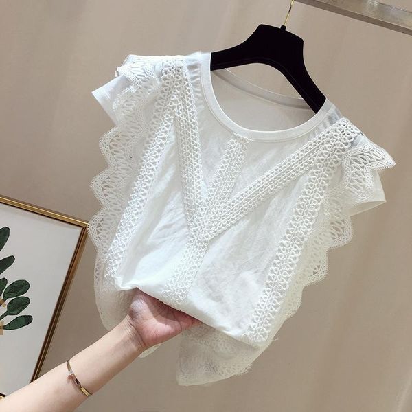 

women summer shirts sweet elegant blouses office casual shirt short sleeve blouse fashion blusas mujer women's &, White