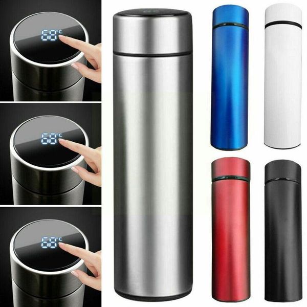 

water bottles steel vacuum flask led temperature display easy bottle thermal carry to 480ml intelligent w5y8