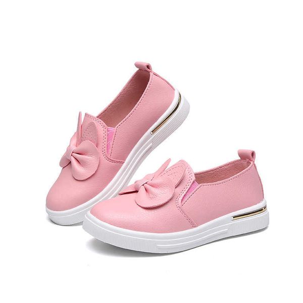 

elling designer kids shoes girls bowknot slip-on flat fashion casual sneakers breathable soft childrens dress school uniform