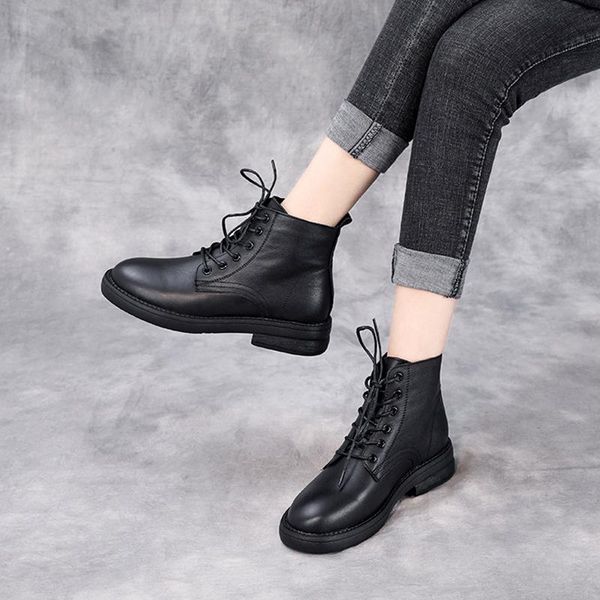 

boots 2021 fashion woman genuine leather elegant high heel, Black