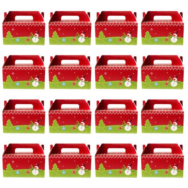 

gift wrap 20pcs christmas boxes cupcake packing paper with transparent window