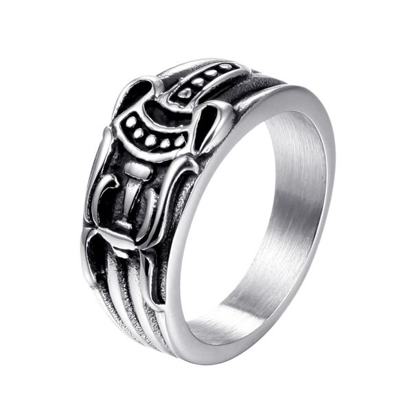 

delicate ring titanium steel men's sword, Silver