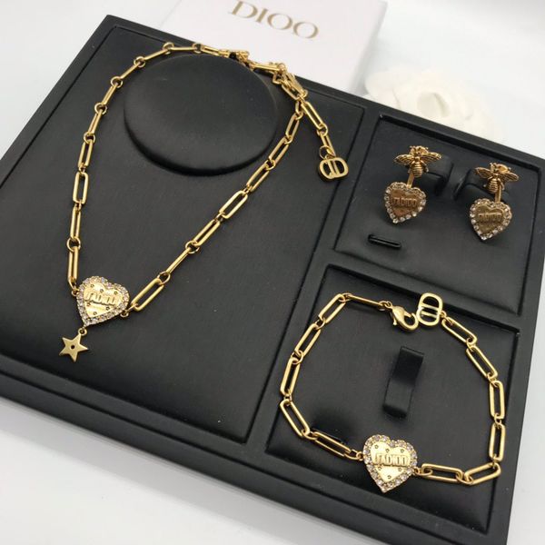 

designer jewelry new letter bracelet necklace in 2021 0xrd, Black