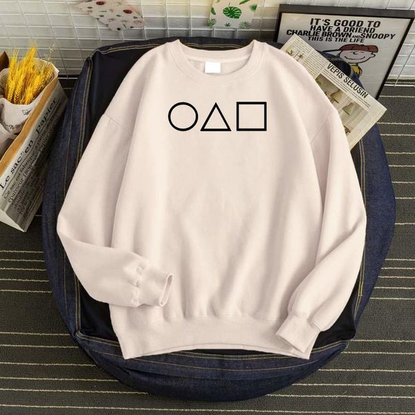 

men's hoodies & sweatshirts 2021 geometric patterns round six printing hooded thick fashion sportwear warm casual male oversized men ho, Black