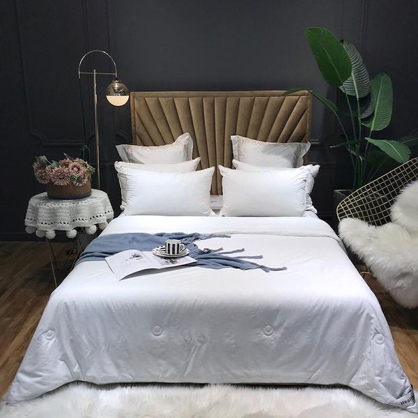 

comforters & sets home textile summer quilt soft silky cool air conditioning duvet washable warm bedspread adults solid spring bed