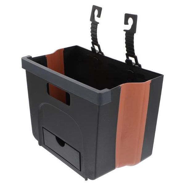 

waste bins 1pc folding car hanging trash can practical garbage bucket ash-bin
