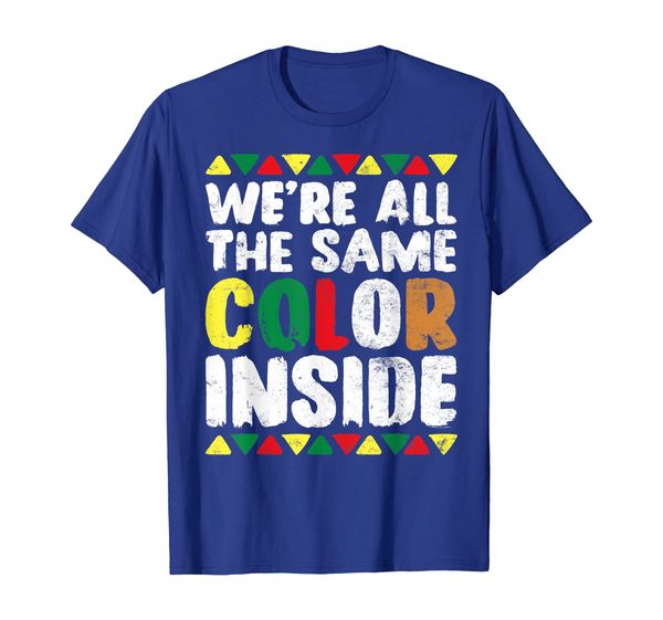 

We're All The Same Color Inside T Shirt History Month Pride, Mainly pictures