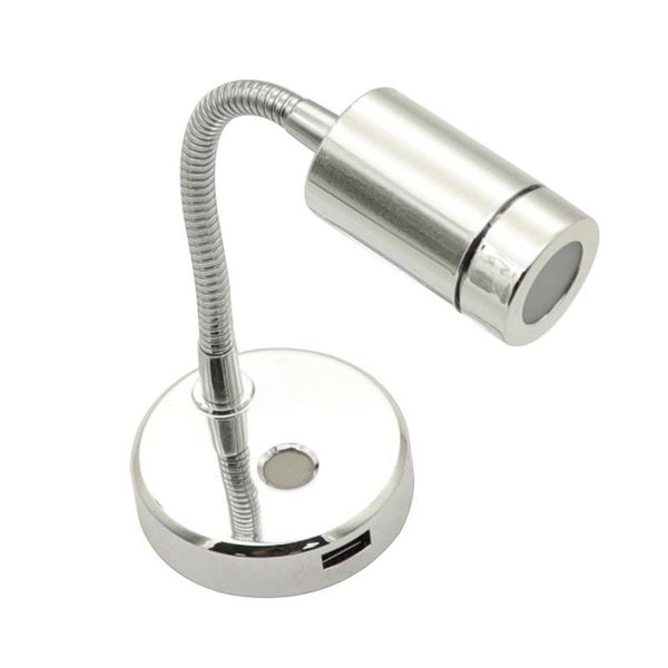 

degree rotation multipurpose yacht rv reading light portable adjustable bed lamp button control usb charging combo car headlights