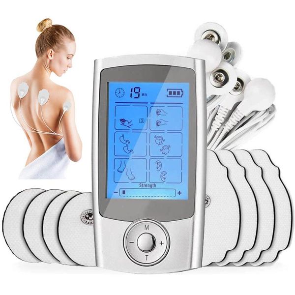

machine muscle stimulator ems massage for pain relief 16 modes electric digital therapy health care massagers