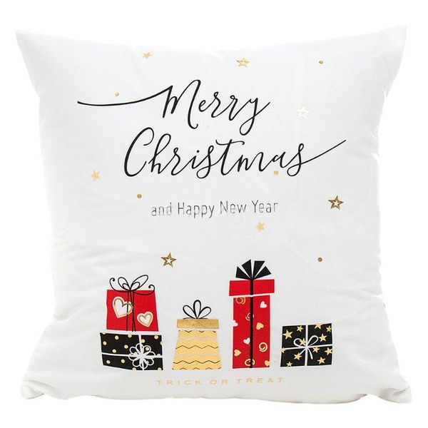 

pillow cotton linen merry christmas cushion 2021 covers decorative cases cover home decor sofa pillowcase