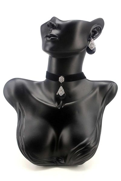 

earrings & necklace women's fashion jewelry drop design sets, Silver