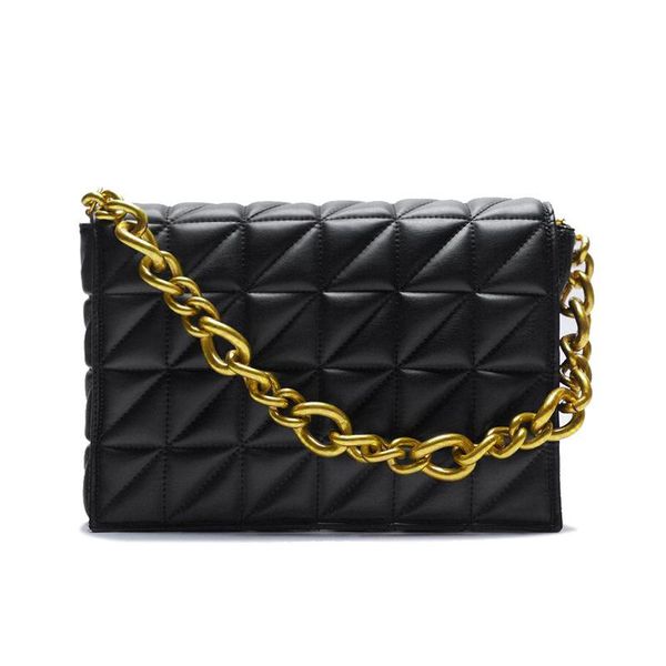 

cross body women crossbody bag diamond flap bags for 2021 metal thick chain shoulder messenger female handbag and purse