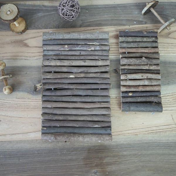 

small animal supplies wood ladder crawling toys palisade for hamster reptile