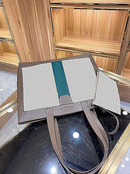 Design-Handtasche, 47 cm, modisch, wunderschön verpackt, Paket, große Einkaufstasche, One-Shoulder-Tasche, Geldbörse, Tragetasche