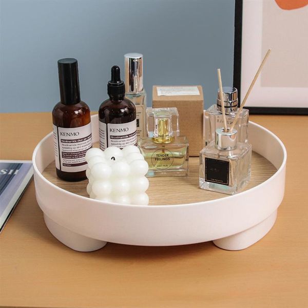 

kitchen storage & organization 1pc novel plate deskholder cosmetics (white)