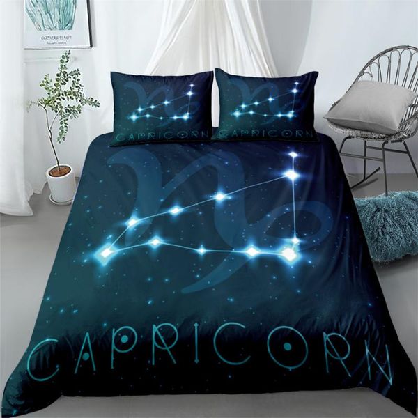 

bedding sets 3d zordiacs duvet cover set king  double full twin single size bed linen
