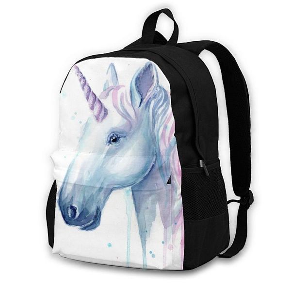 

backpack horse backpacks leisure polyester elementary school girl durable bags