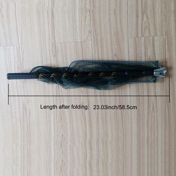 

fishing accessories ly aluminum alloy folding carp net handle brail extending pole tackle 190cm sd669