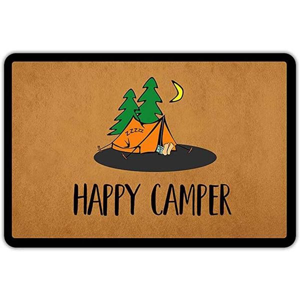 

cushion/decorative pillow front door mat welcome rubber non slip backing funny doormat indoor outdoor rug