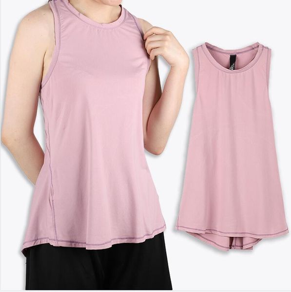 

fashional women designer camis summer sleeveless casual solid color tanks lady breathable tshirts tees sportswear, White
