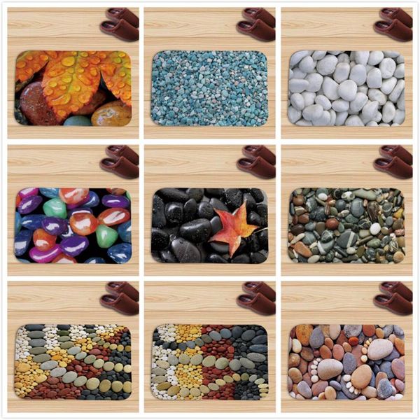 

carpets 3d cobble stone carpet doormats door mat outdoor kitchen living room floor rug area waterproof hallway welcome