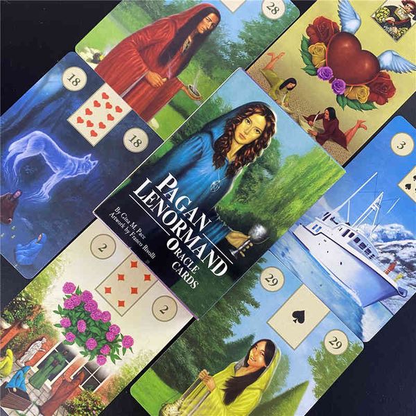 

hay house pagan lenormand oracle cards full english divination game tarot and a variety of to choose from dixit sale_uuj1